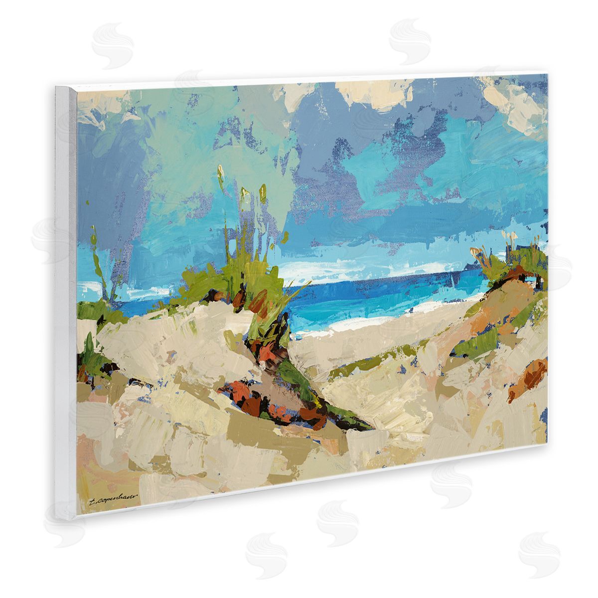 Trevor Copenhaver Modern Seaside Beach Scene