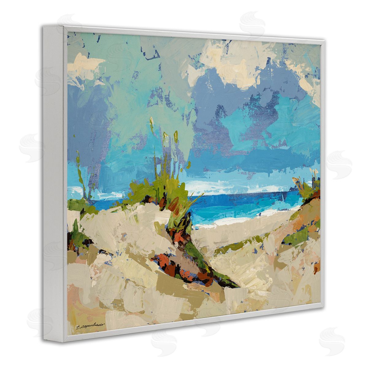Trevor Copenhaver Modern Seaside Beach Scene