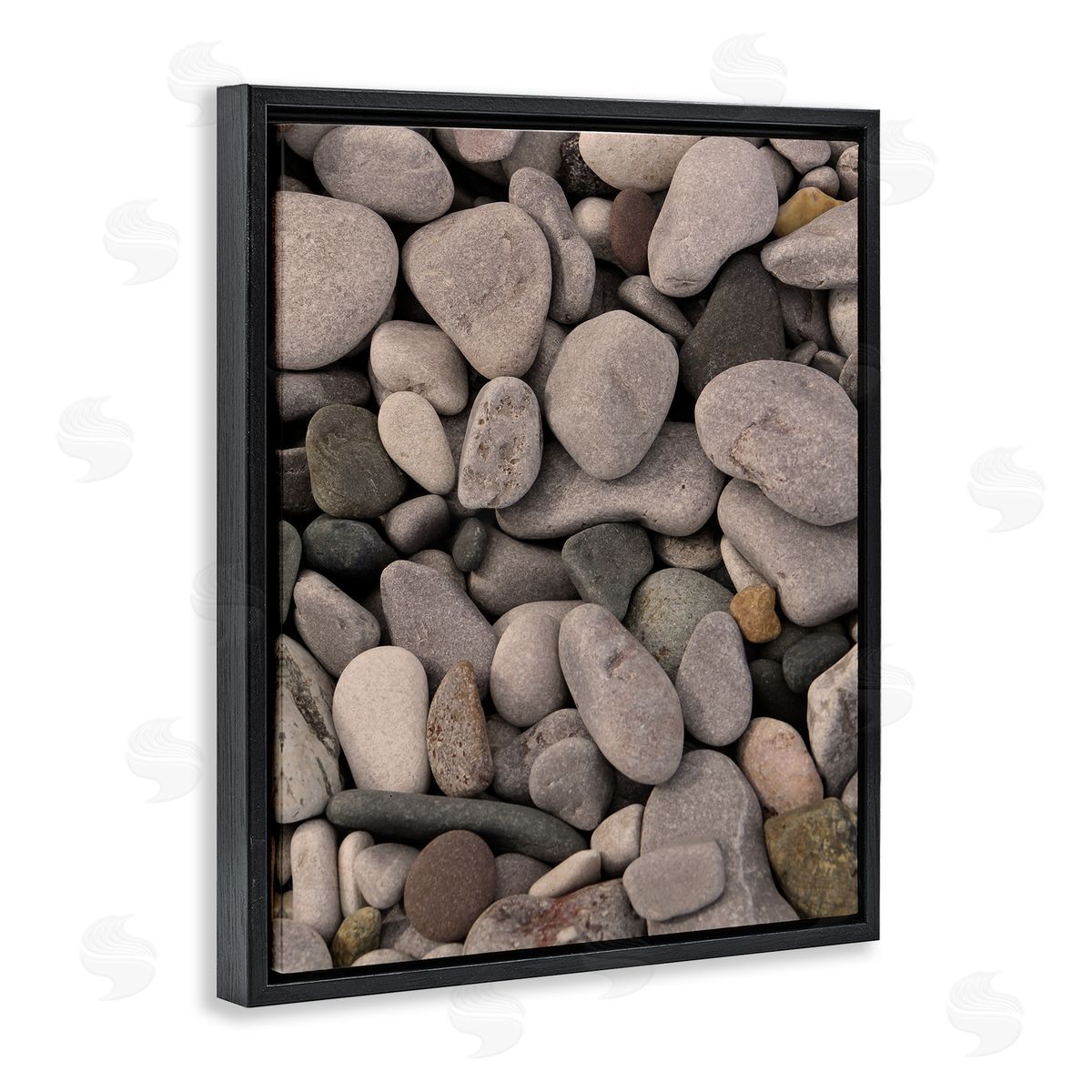 Stupell Studio Various Beach Pebbles Composition