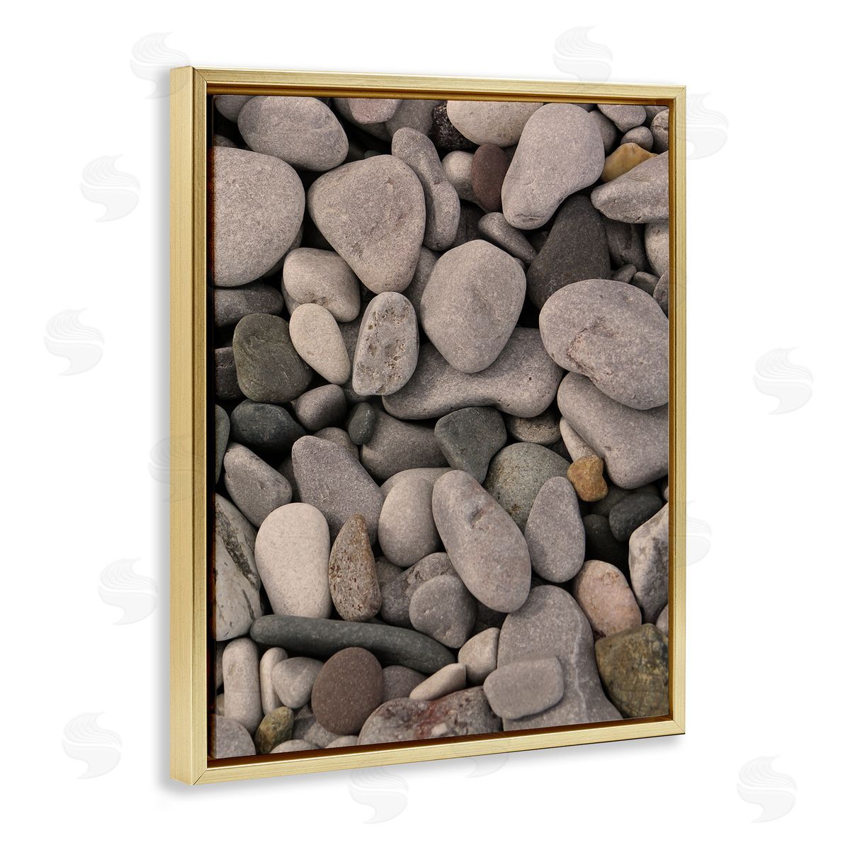 Stupell Studio Various Beach Pebbles Composition