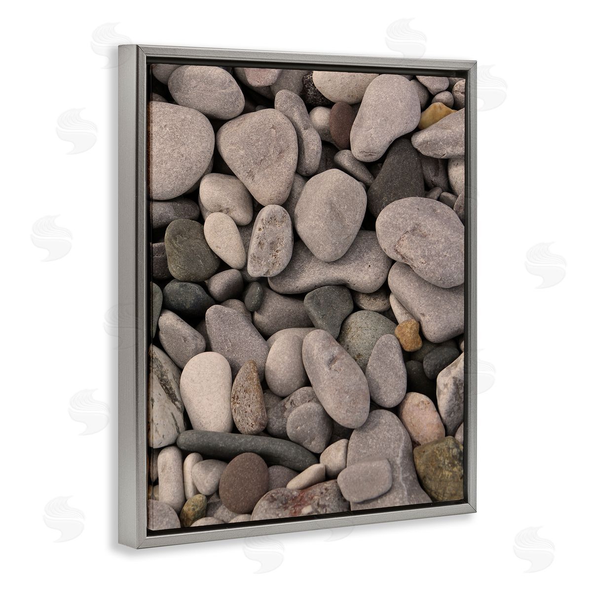 Stupell Studio Various Beach Pebbles Composition