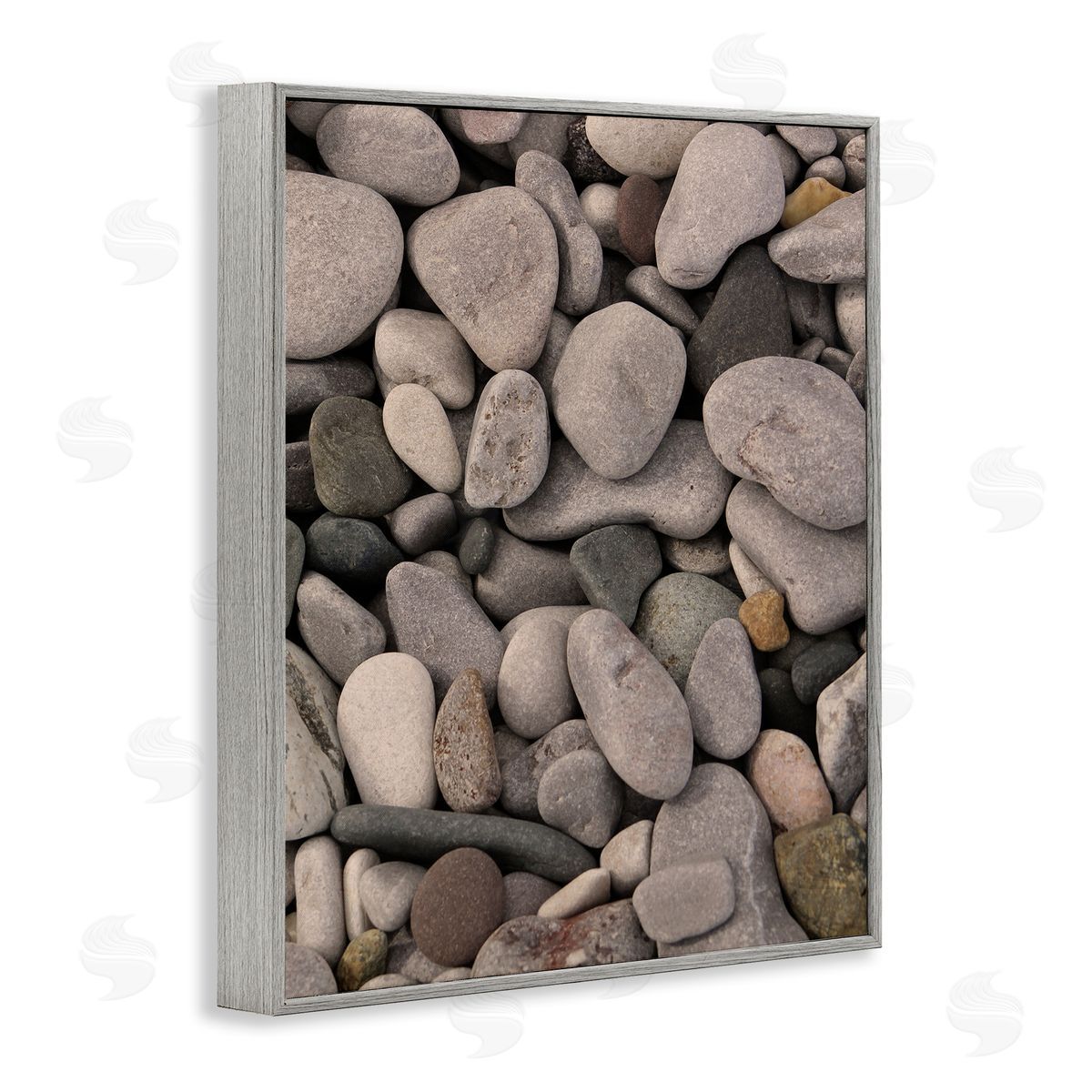 Stupell Studio Various Beach Pebbles Composition