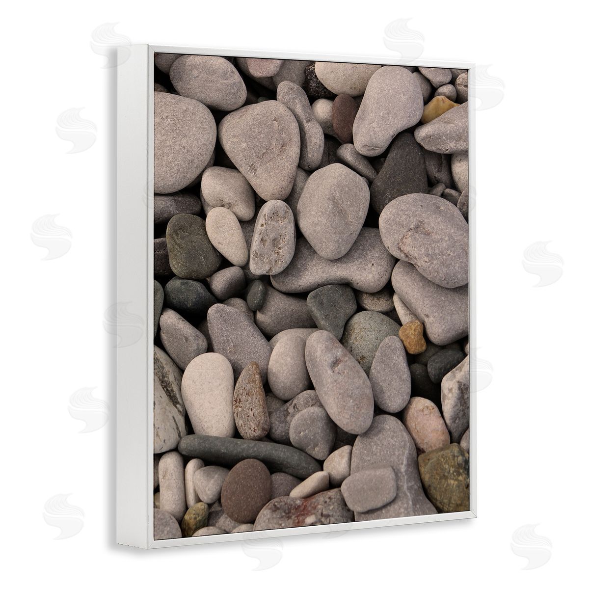 Stupell Studio Various Beach Pebbles Composition