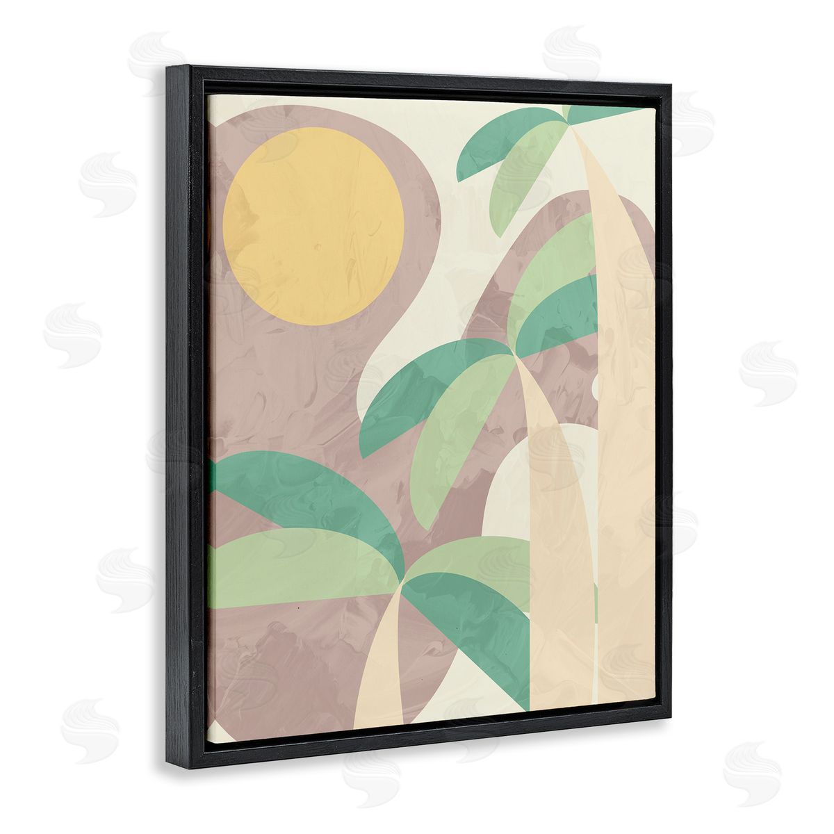 Stupell Studio Geometric Palm Tree Summer
