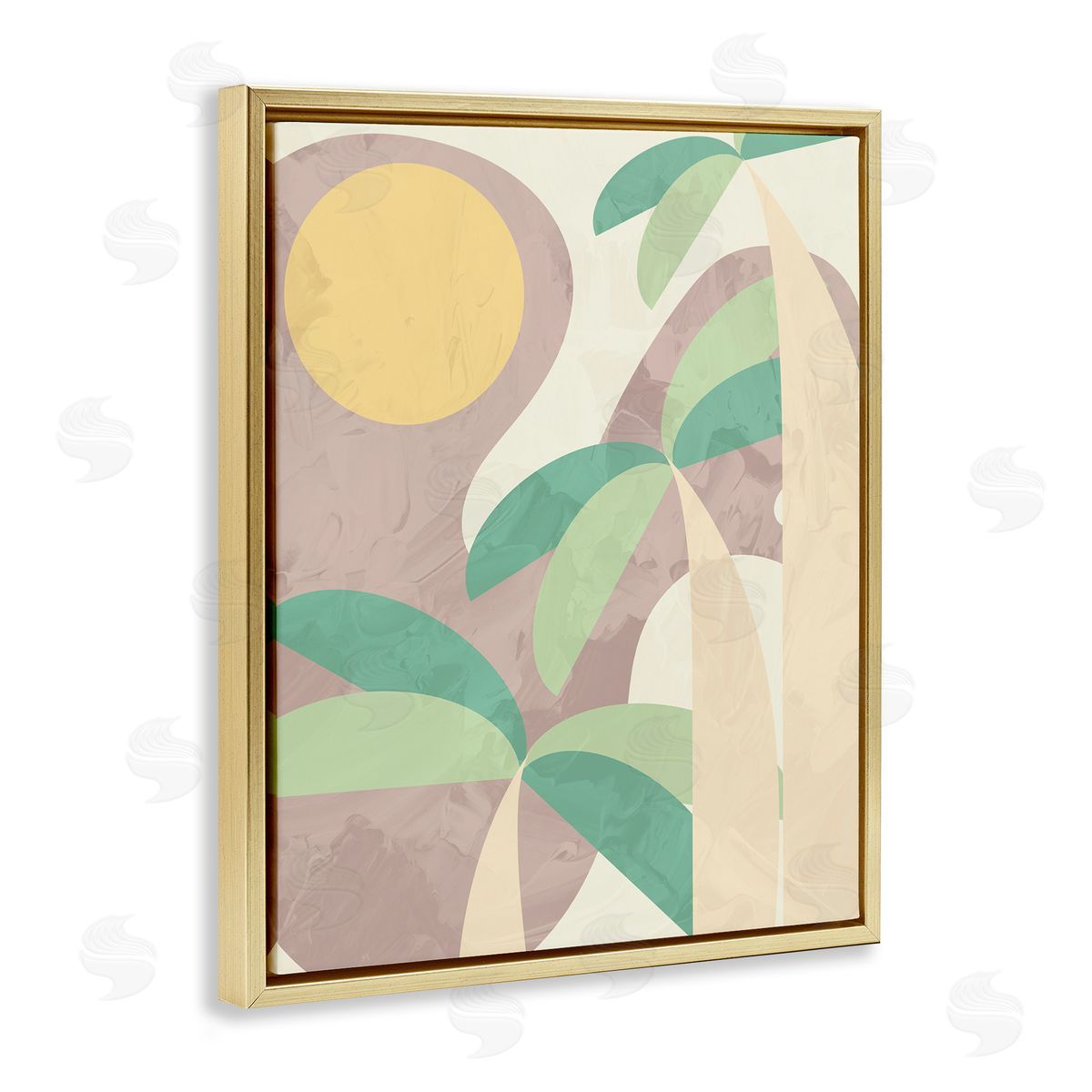 Stupell Studio Geometric Palm Tree Summer