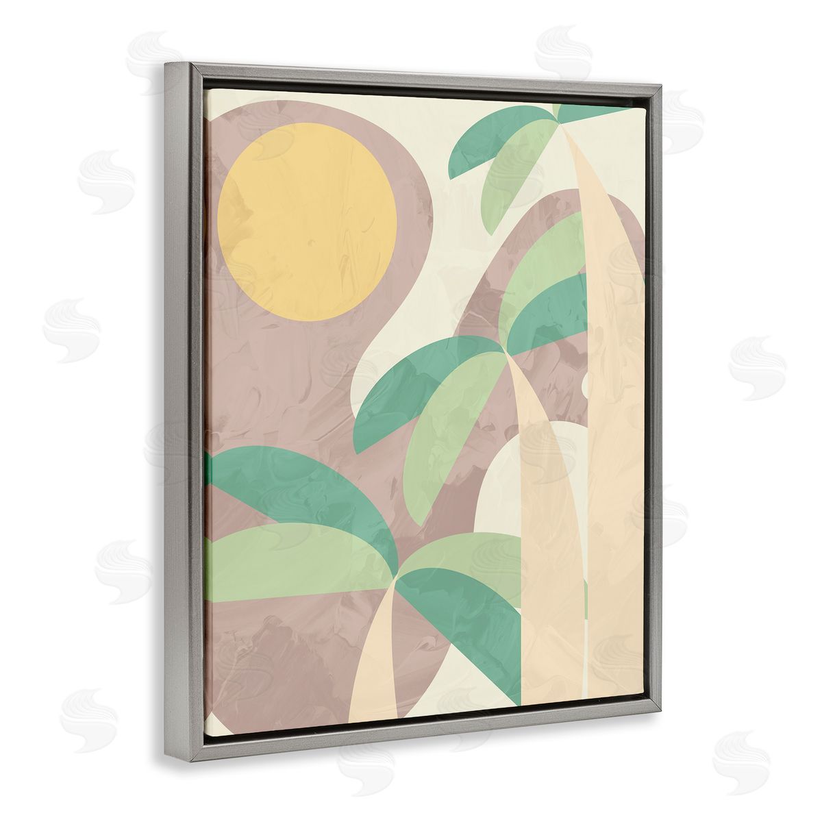Stupell Studio Geometric Palm Tree Summer