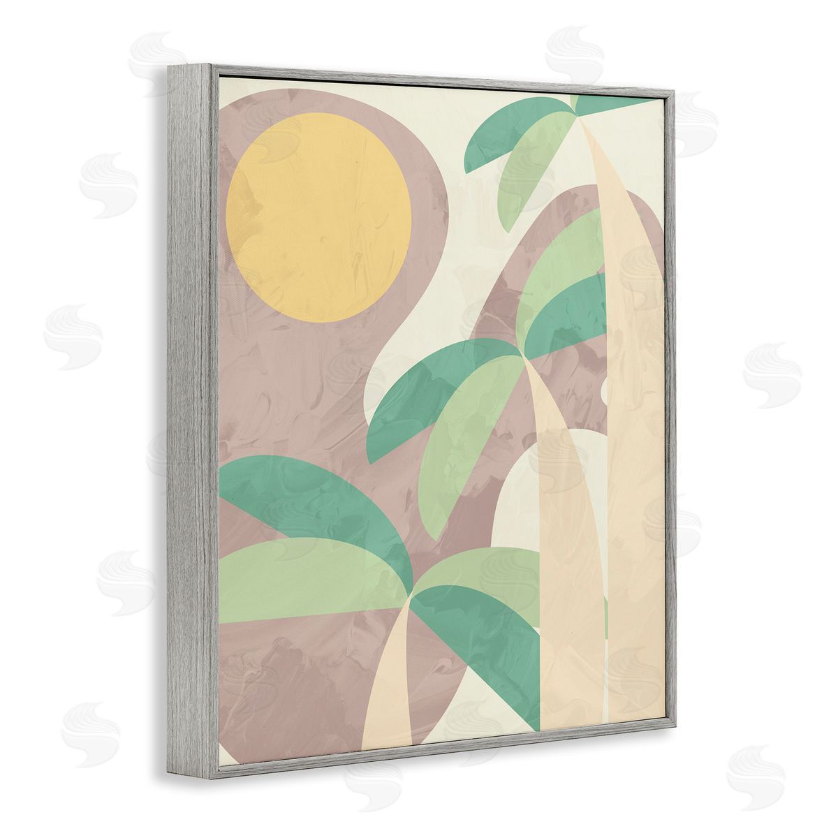Stupell Studio Geometric Palm Tree Summer