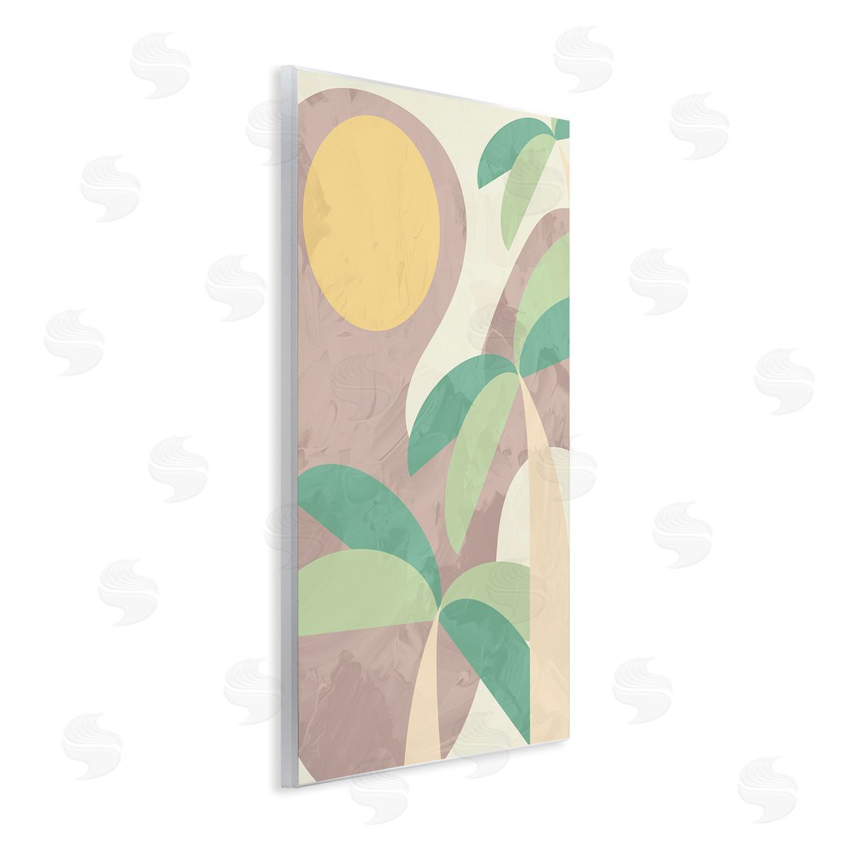 Stupell Studio Geometric Palm Tree Summer