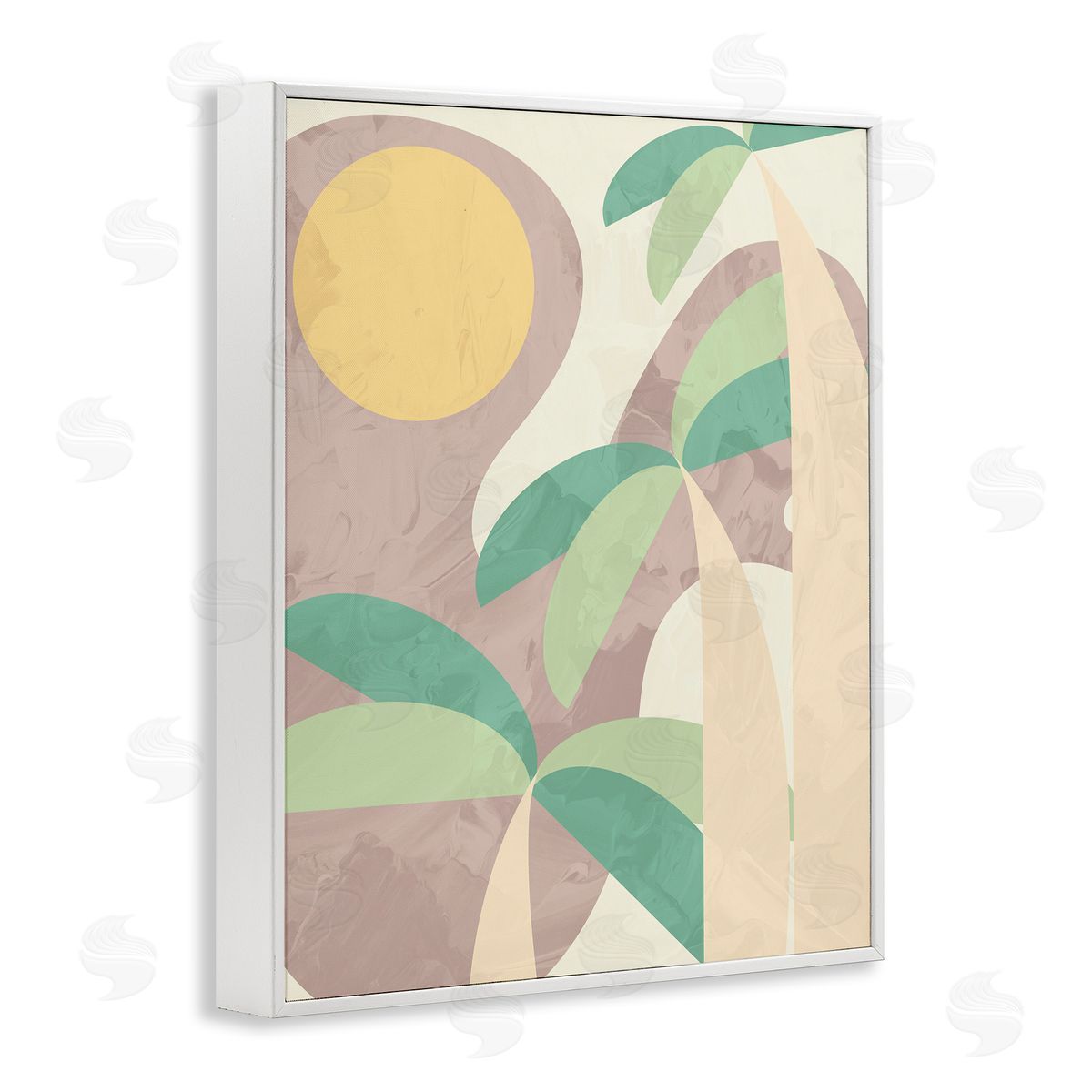 Stupell Studio Geometric Palm Tree Summer