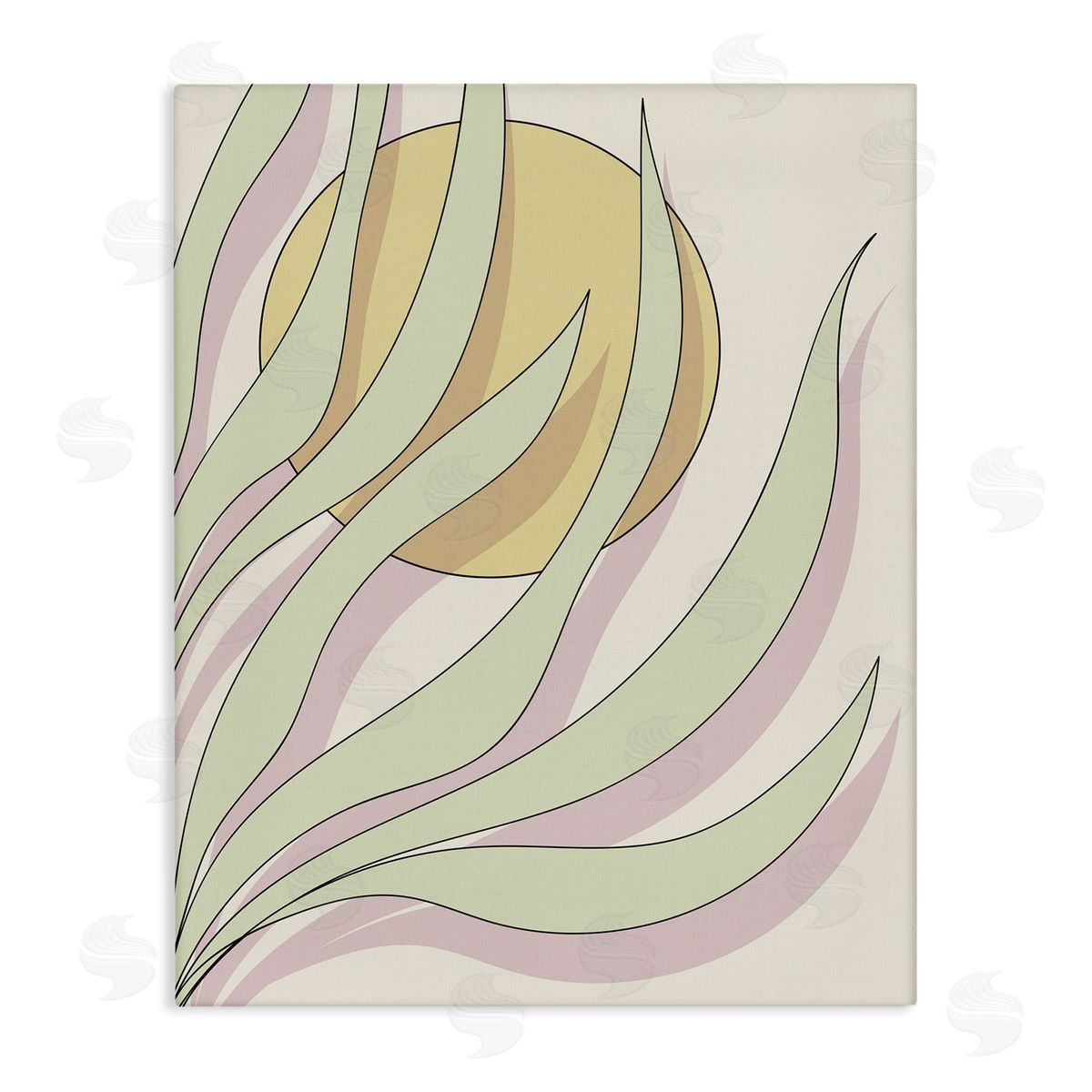 Stupell Studio Contemporary Tropical Plant Leaves