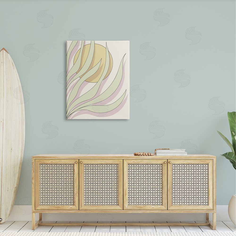 Stupell Studio Contemporary Tropical Plant Leaves