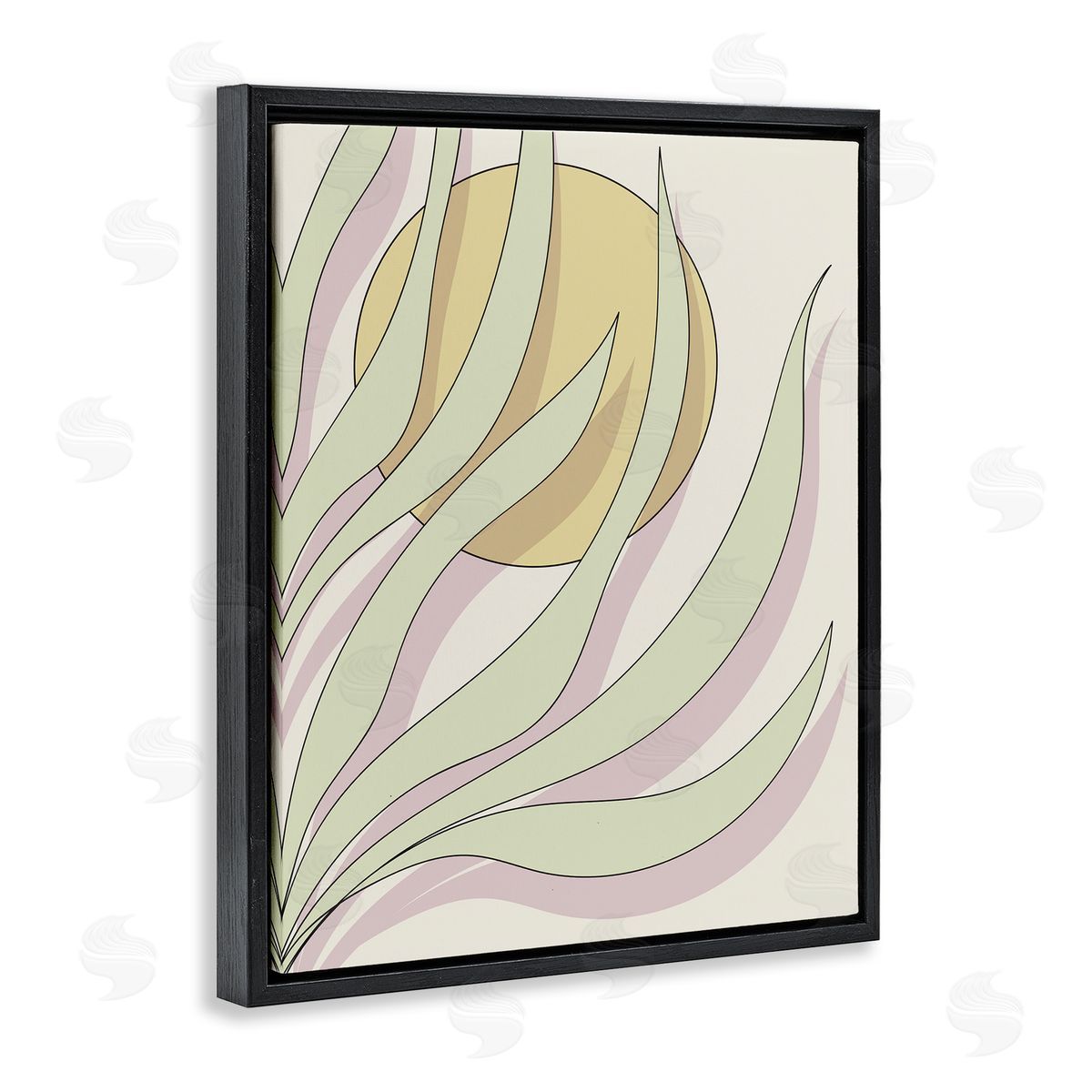 Stupell Studio Contemporary Tropical Plant Leaves