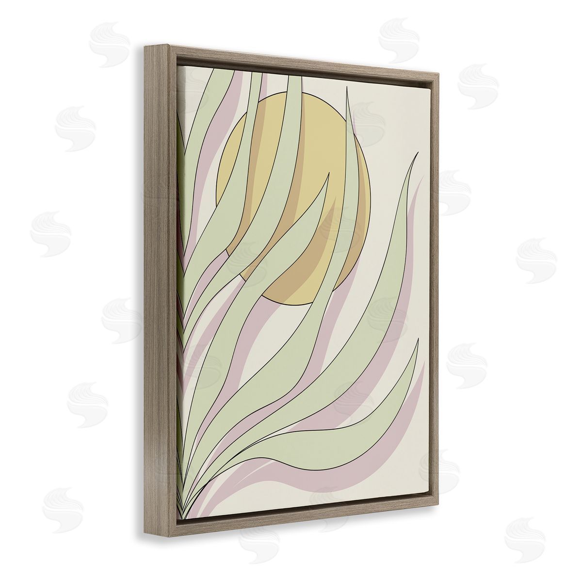 Stupell Studio Contemporary Tropical Plant Leaves
