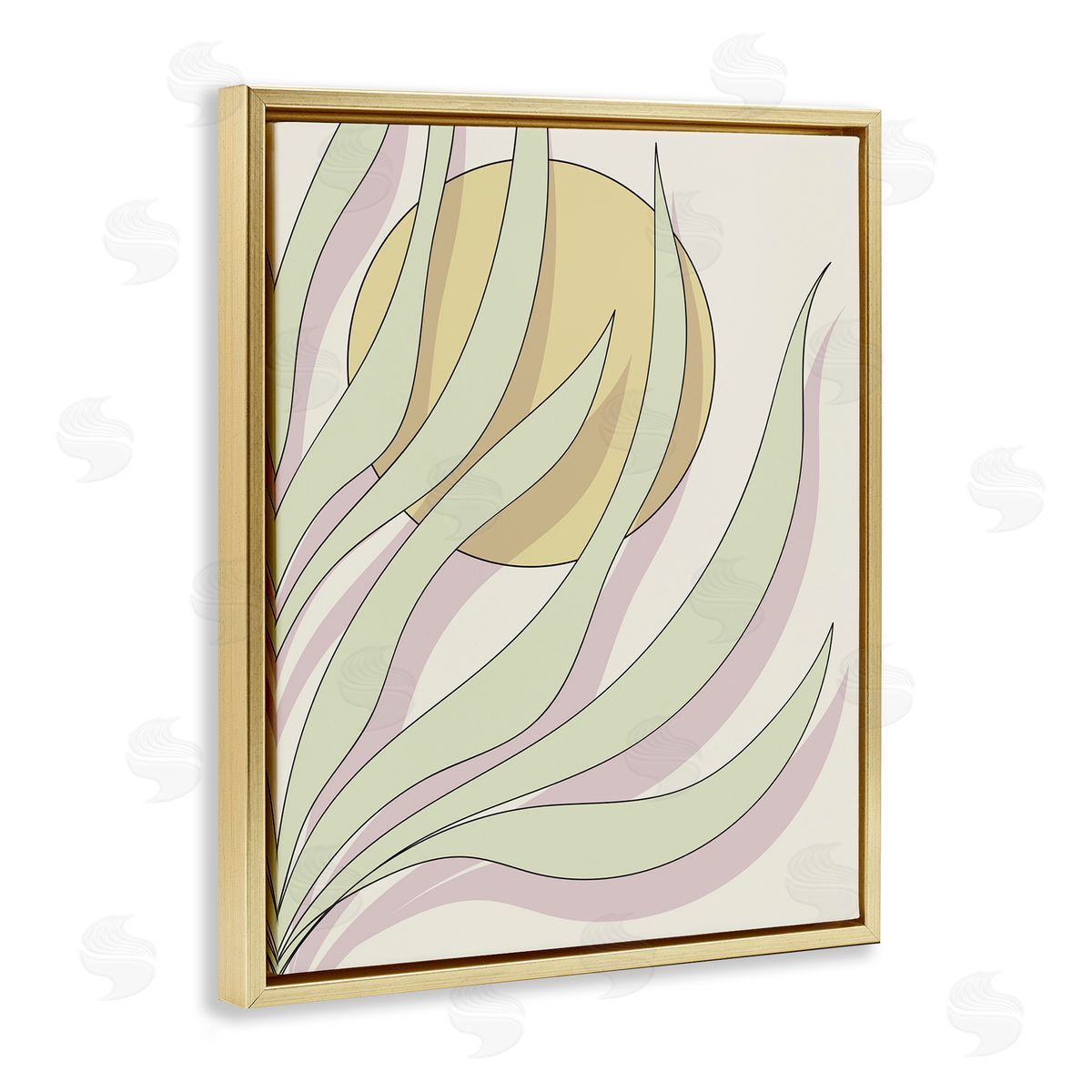 Stupell Studio Contemporary Tropical Plant Leaves