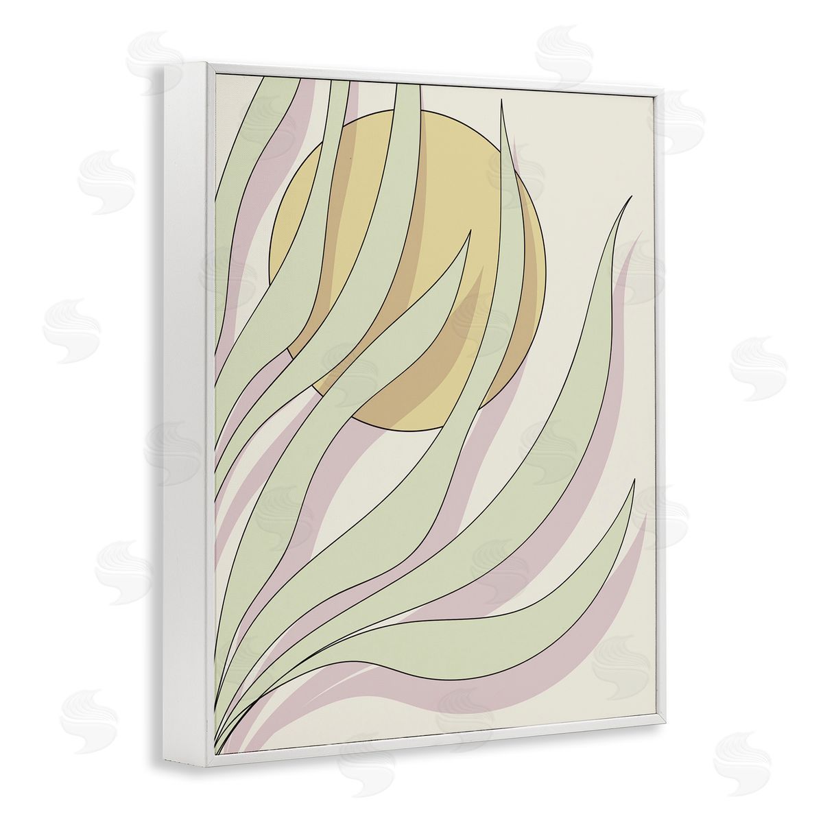 Stupell Studio Contemporary Tropical Plant Leaves