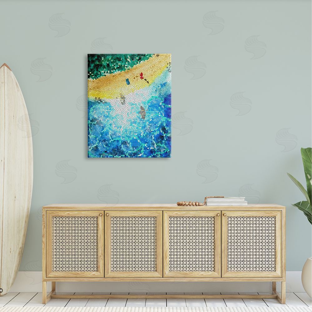 Sebastian Grafmann Modern Mosaic Pattern Beach