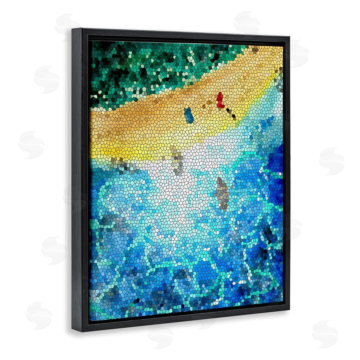 Sebastian Grafmann Modern Mosaic Pattern Beach