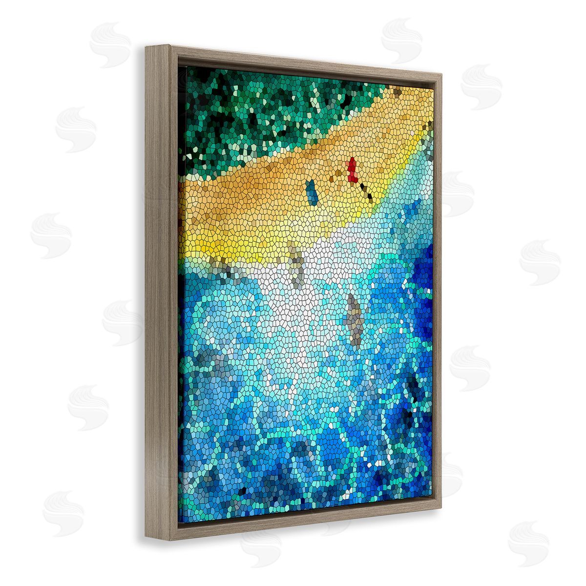 Sebastian Grafmann Modern Mosaic Pattern Beach