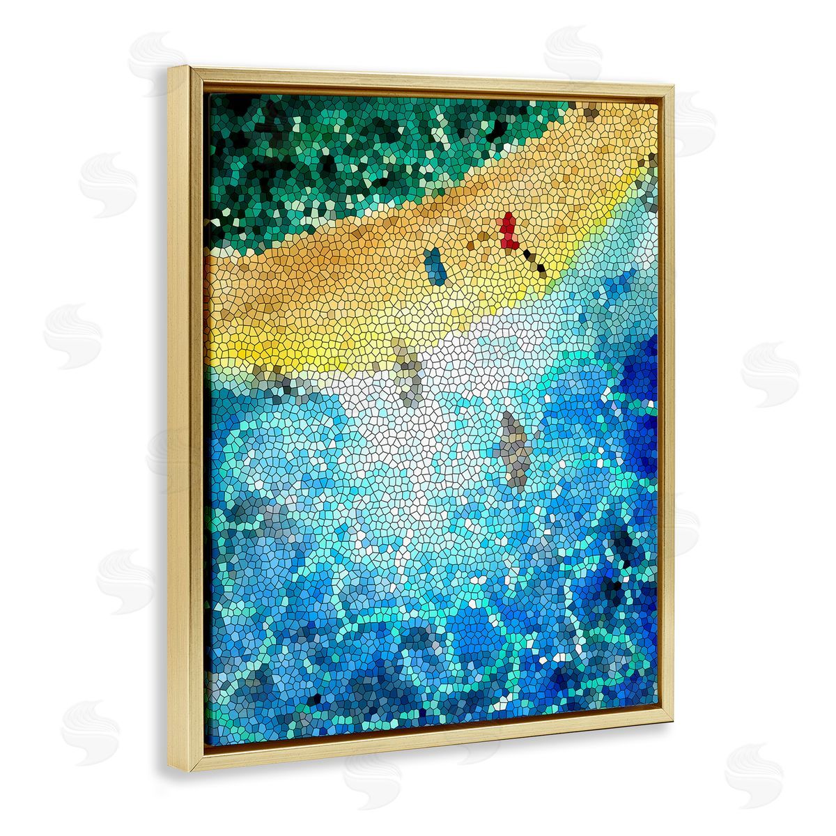 Sebastian Grafmann Modern Mosaic Pattern Beach