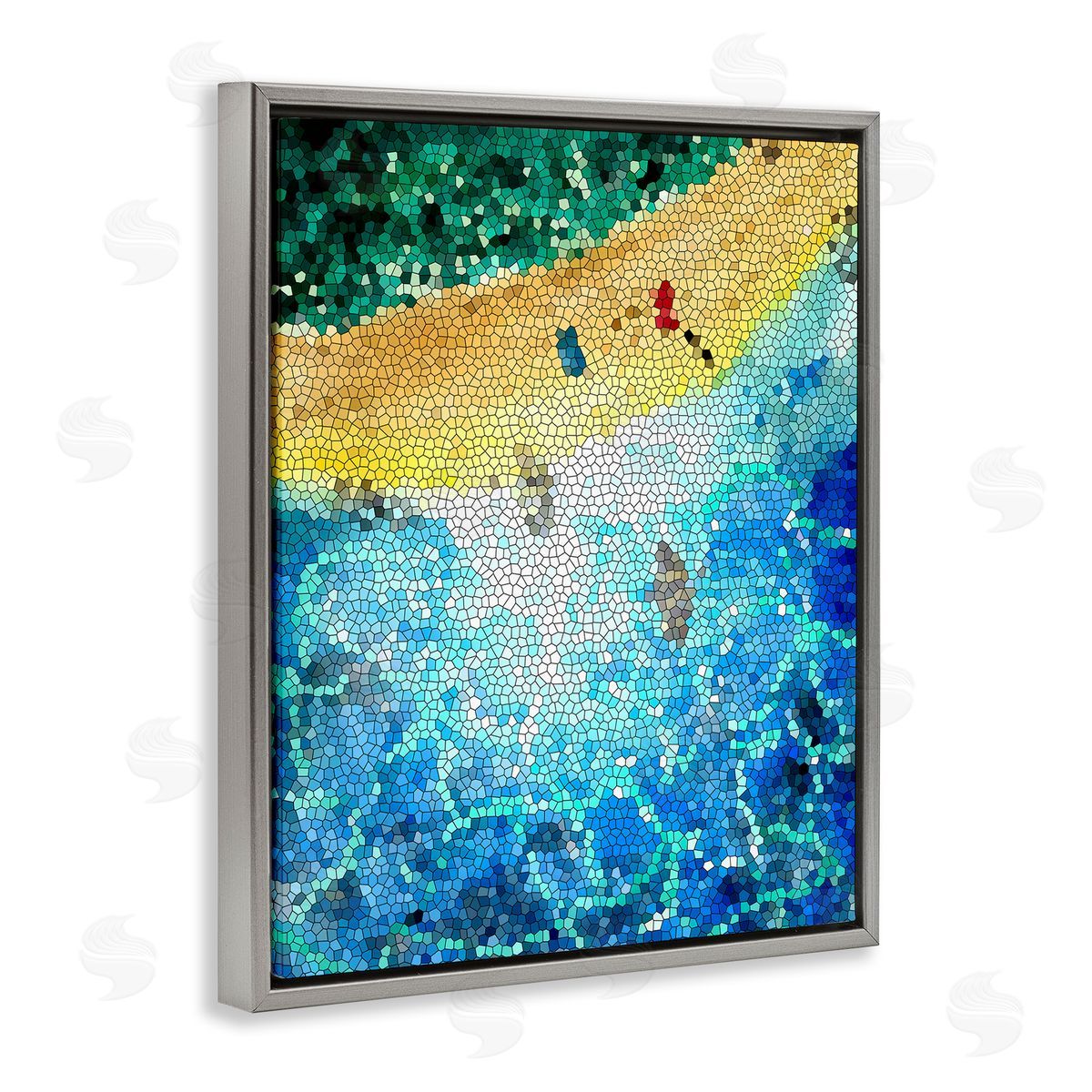 Sebastian Grafmann Modern Mosaic Pattern Beach