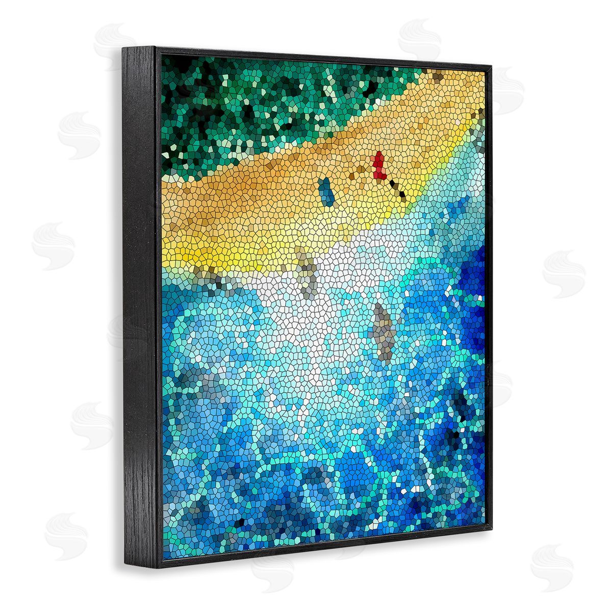 Sebastian Grafmann Modern Mosaic Pattern Beach
