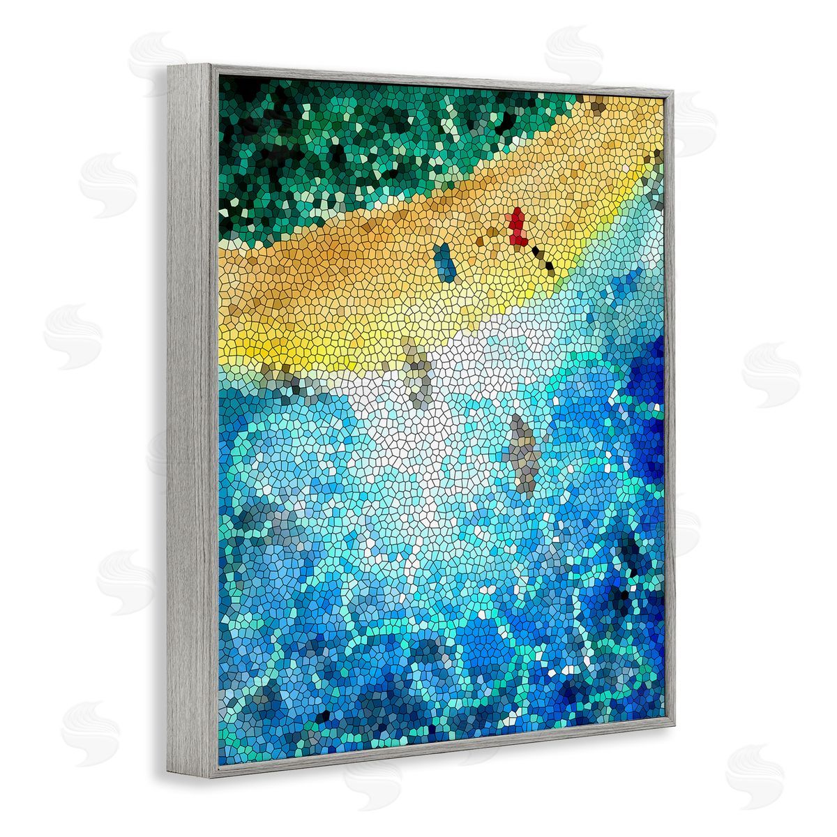 Sebastian Grafmann Modern Mosaic Pattern Beach