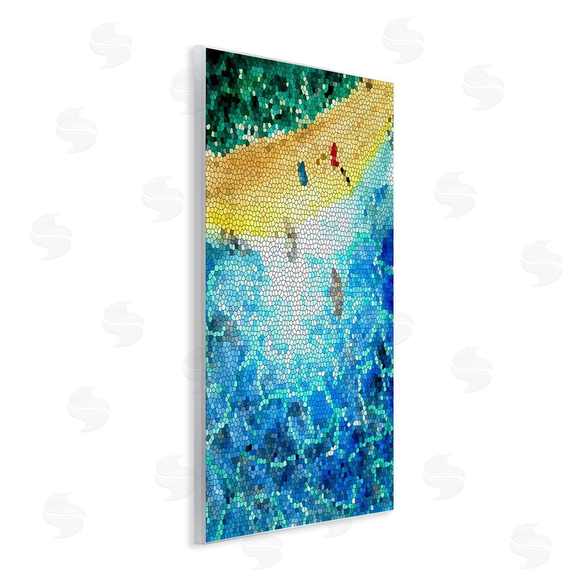Sebastian Grafmann Modern Mosaic Pattern Beach