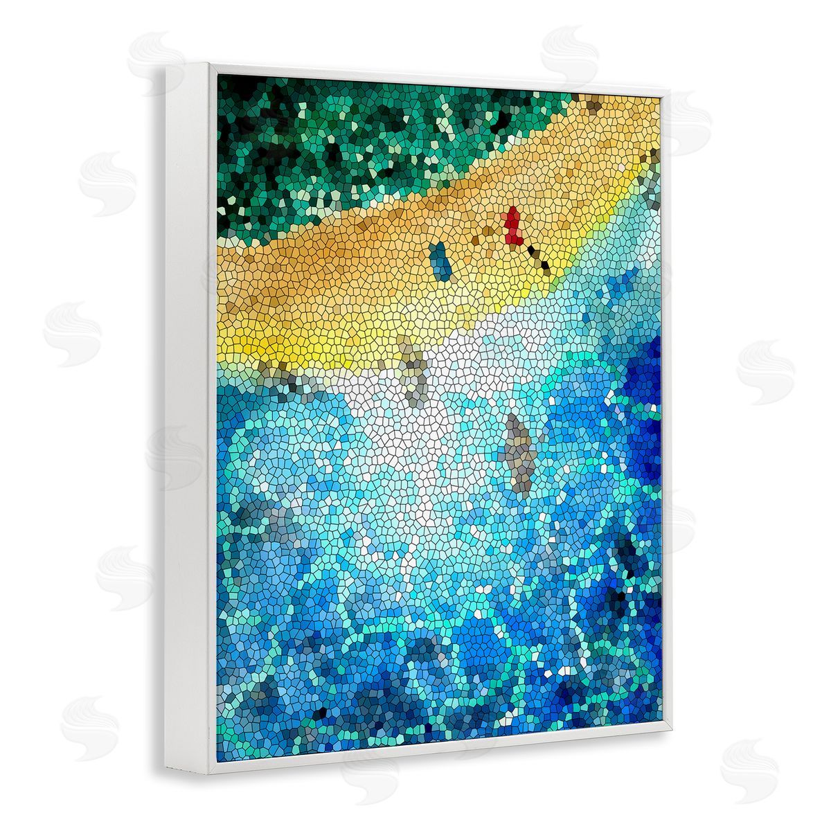 Sebastian Grafmann Modern Mosaic Pattern Beach