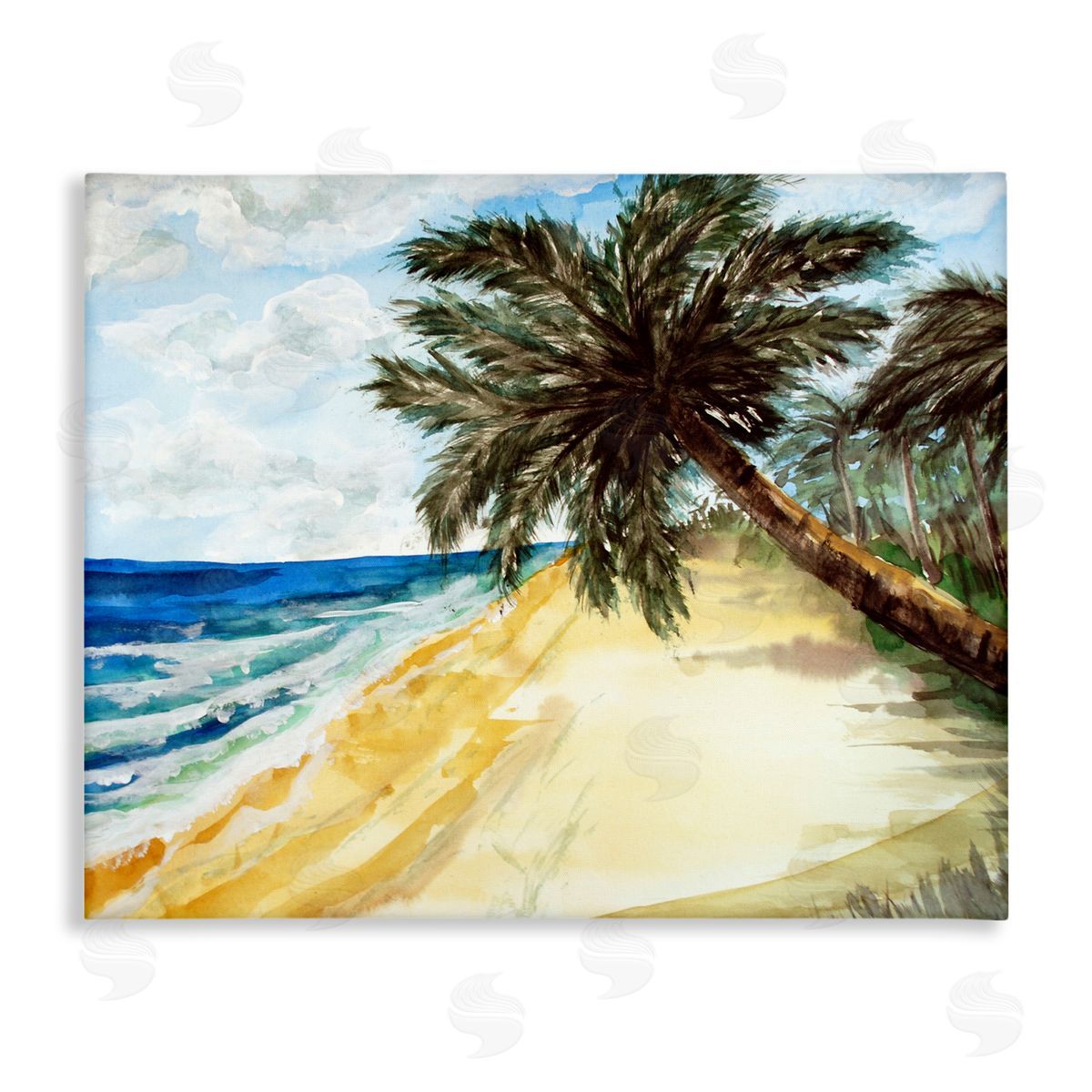 Sebastian Grafmann Summer Palm Overhanging Beach
