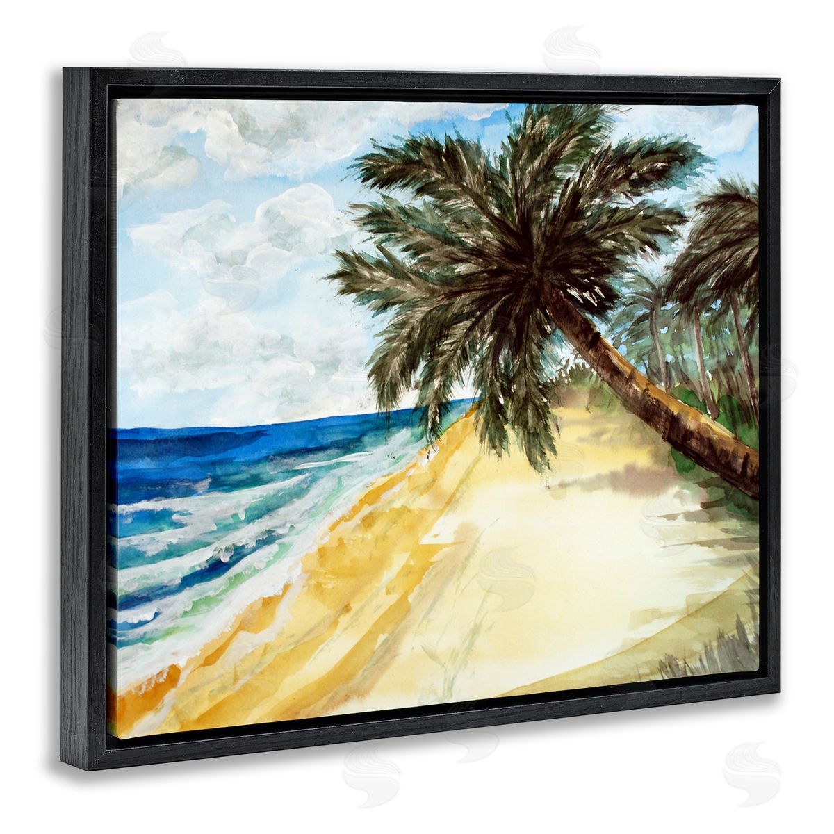 Sebastian Grafmann Summer Palm Overhanging Beach