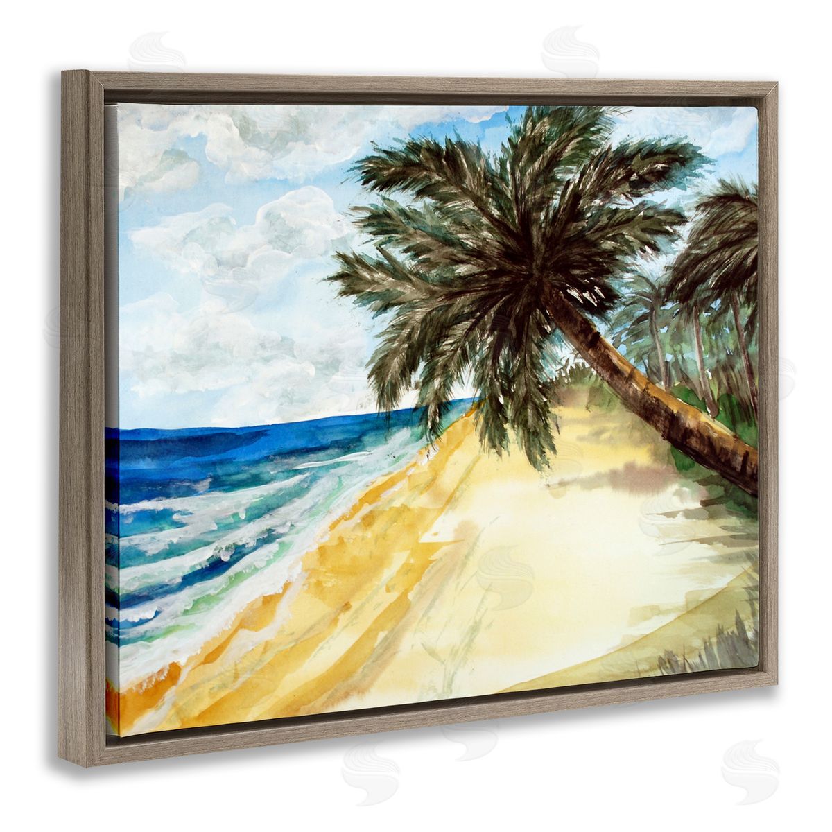 Sebastian Grafmann Summer Palm Overhanging Beach