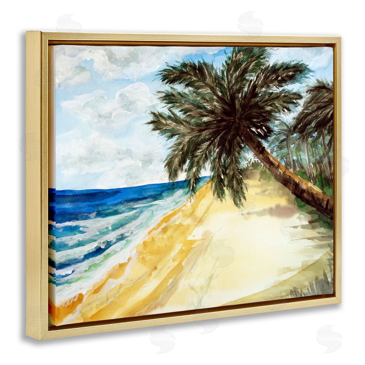 Sebastian Grafmann Summer Palm Overhanging Beach