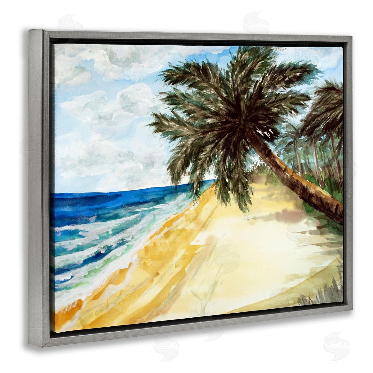 Sebastian Grafmann Summer Palm Overhanging Beach
