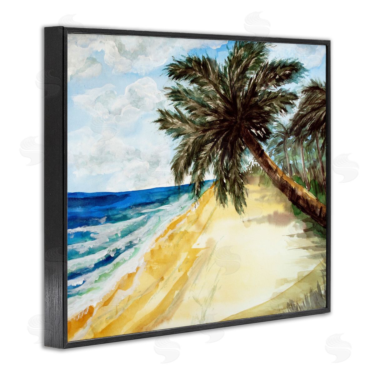 Sebastian Grafmann Summer Palm Overhanging Beach