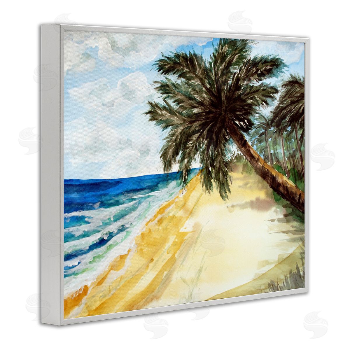 Sebastian Grafmann Summer Palm Overhanging Beach