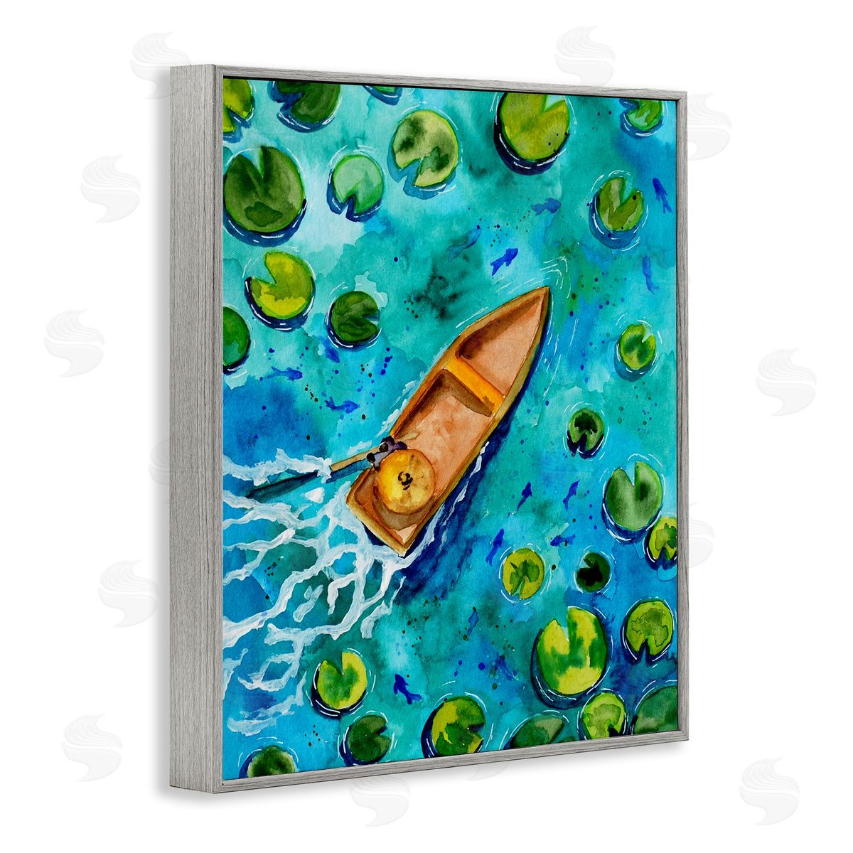 Sebastian Grafmann Pond Lilies Lake Boat Splash