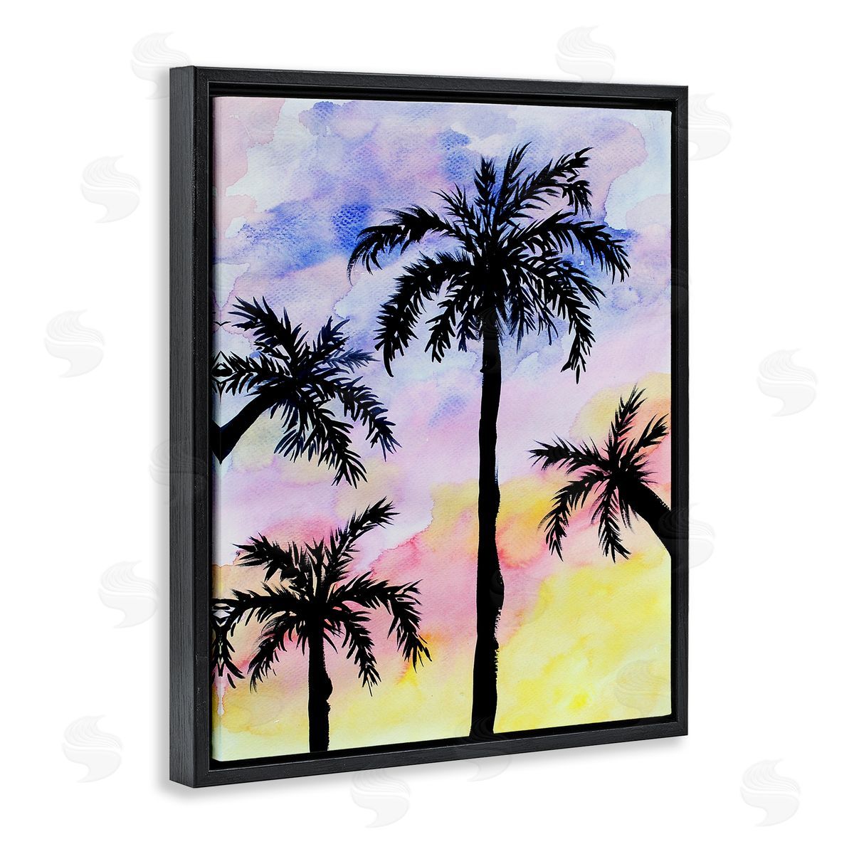 Sebastian Grafmann Palm Tree Silhouettes Sunset Sky