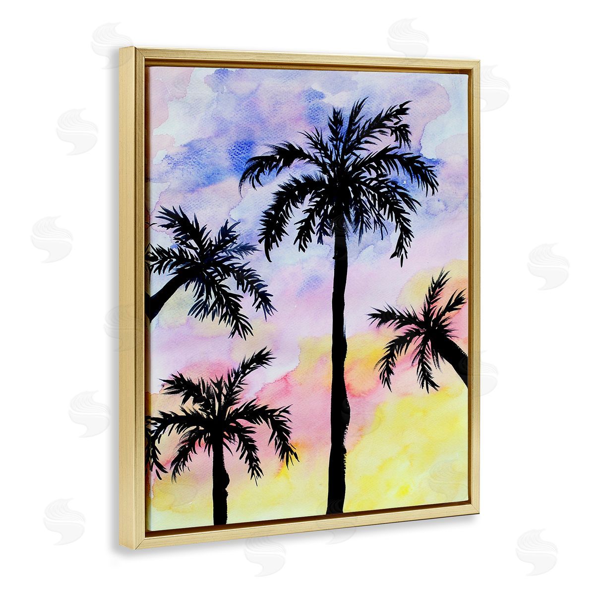 Sebastian Grafmann Palm Tree Silhouettes Sunset Sky