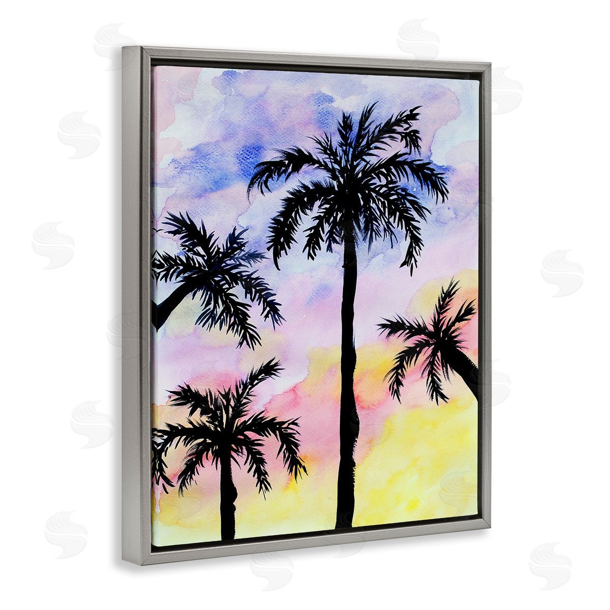 Sebastian Grafmann Palm Tree Silhouettes Sunset Sky