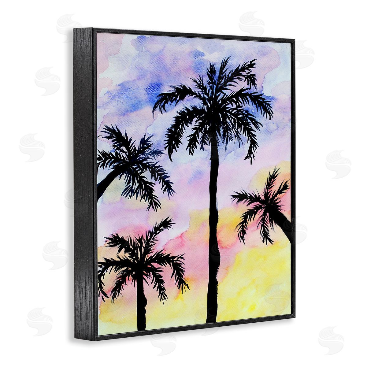 Sebastian Grafmann Palm Tree Silhouettes Sunset Sky