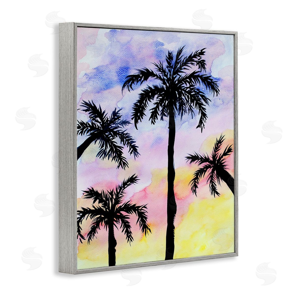 Sebastian Grafmann Palm Tree Silhouettes Sunset Sky