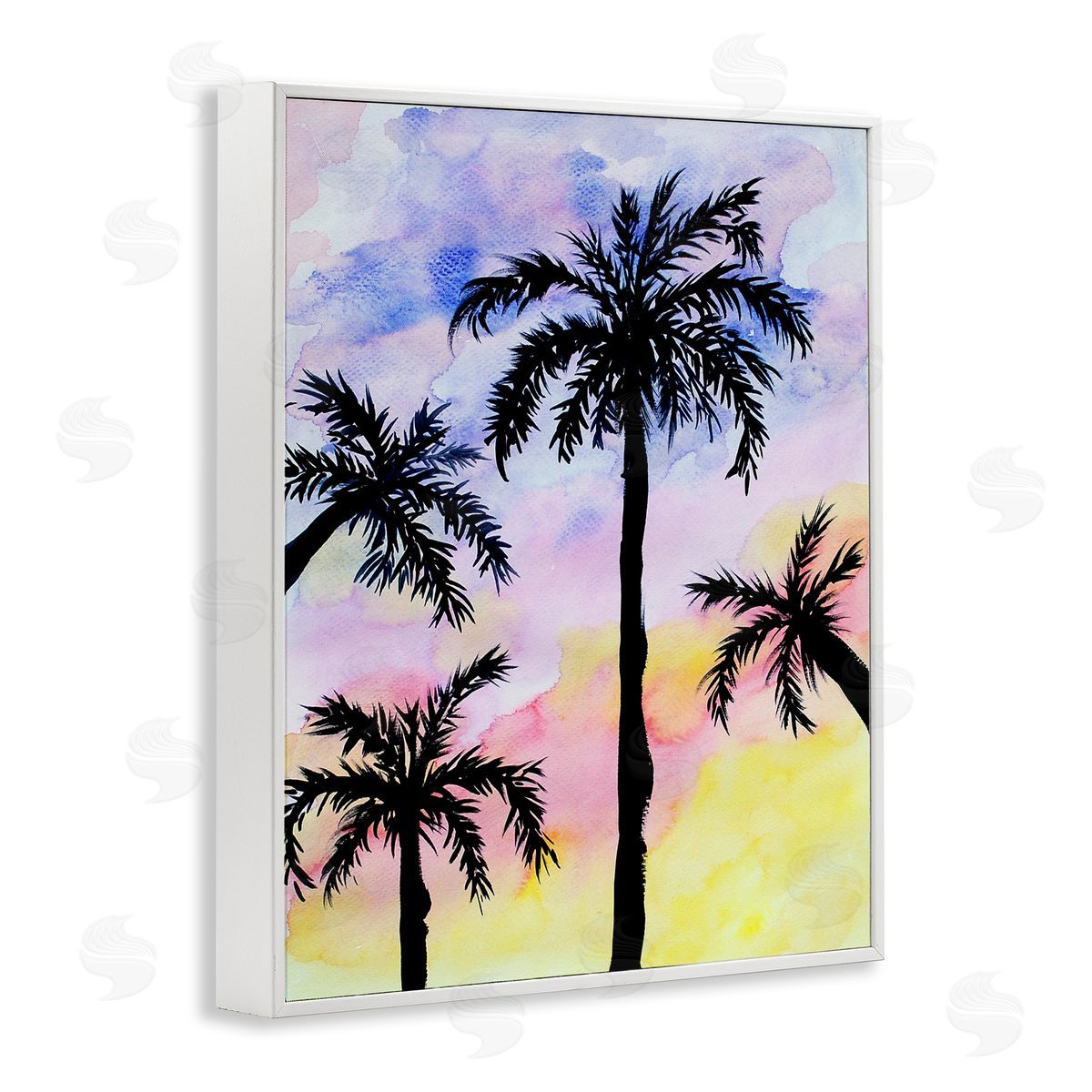 Sebastian Grafmann Palm Tree Silhouettes Sunset Sky