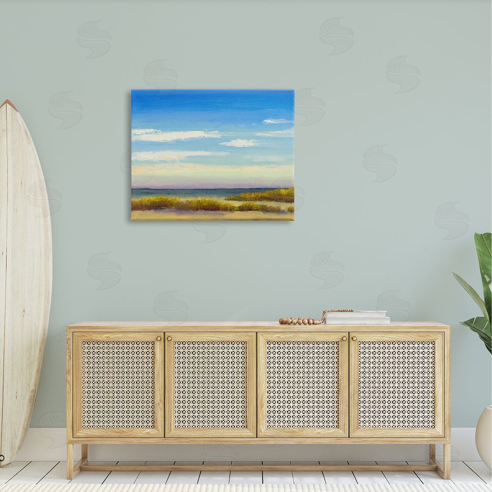 Jenny Green Coastal Beach Vivid Blue Sky