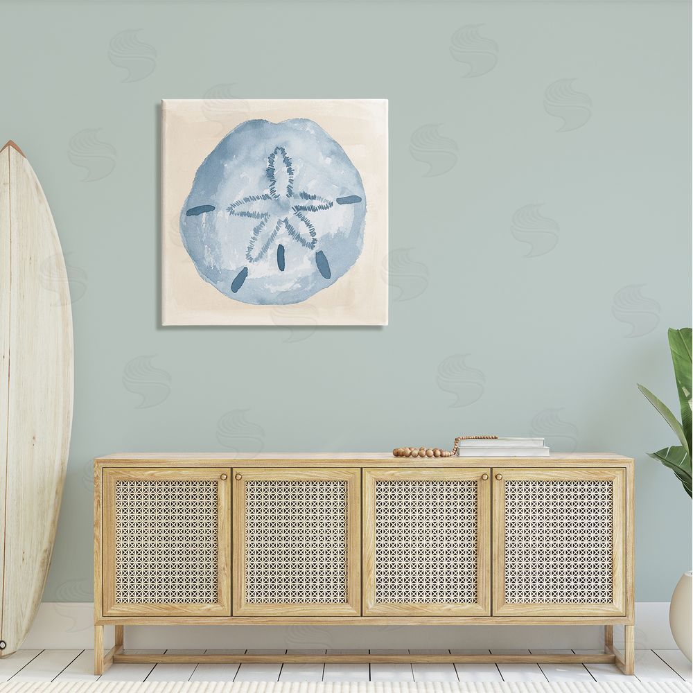 Lucille Price Casual Sand Dollar Beach Life Canvas Wall Art in Room