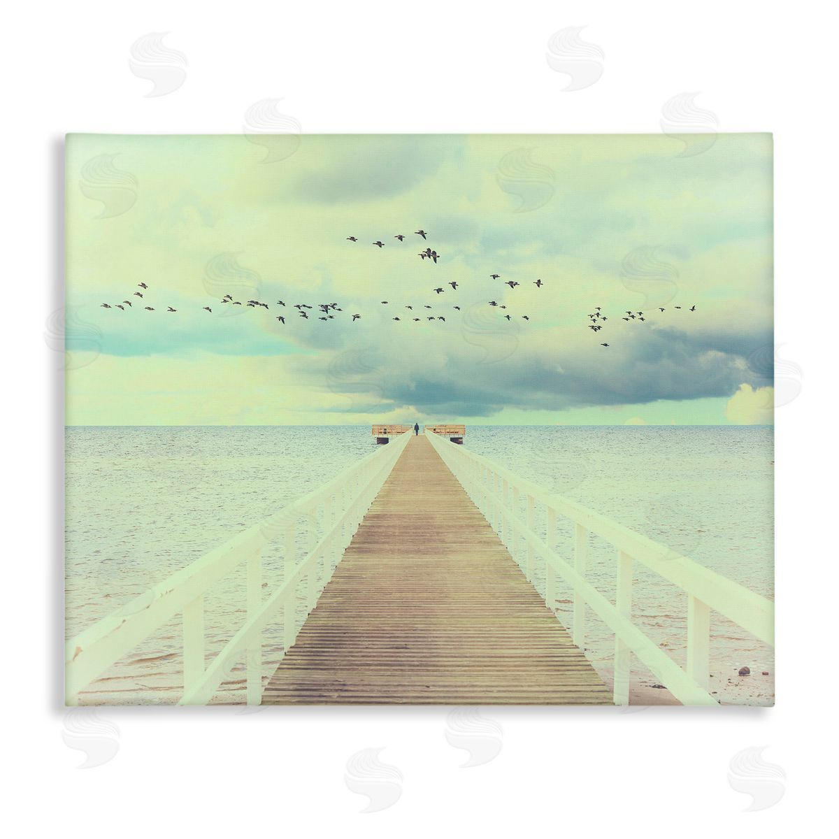 Igor Vitomirov Distant Dock Peaceful Coast Shore