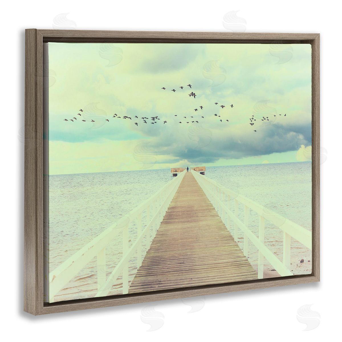 Igor Vitomirov Distant Dock Peaceful Coast Shore