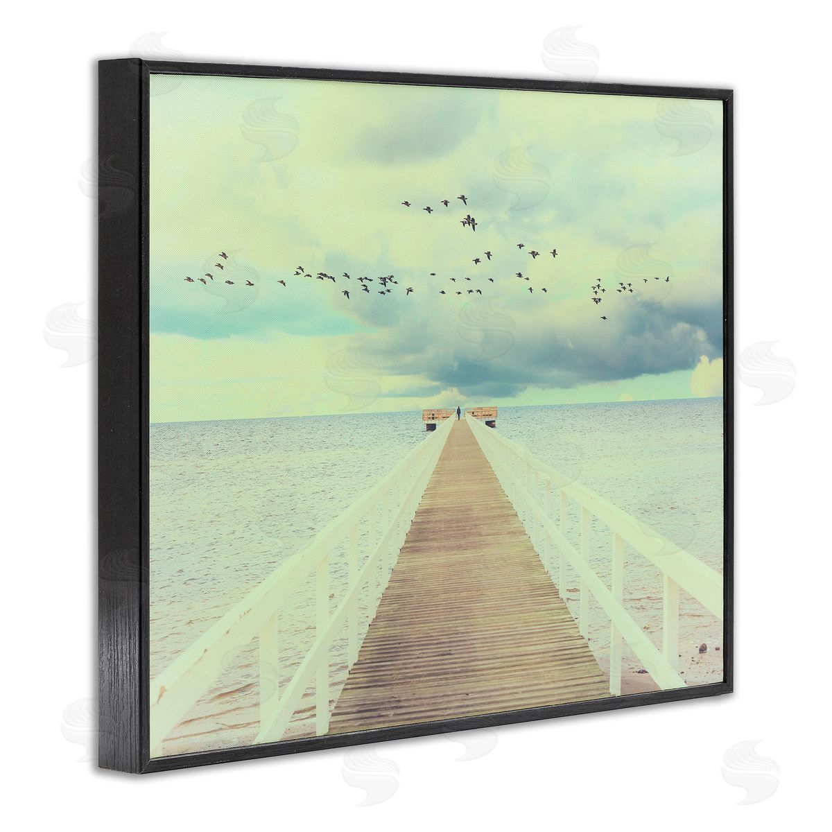 Igor Vitomirov Distant Dock Peaceful Coast Shore