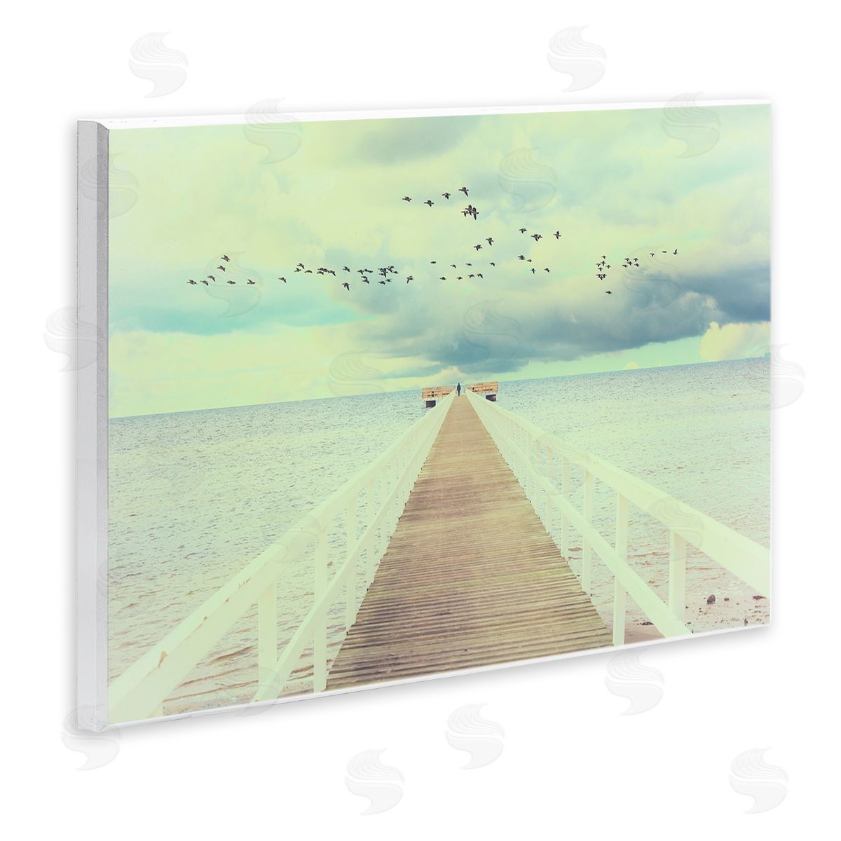 Igor Vitomirov Distant Dock Peaceful Coast Shore