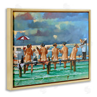 Ronald West | Women on Dock with Tan Lines
