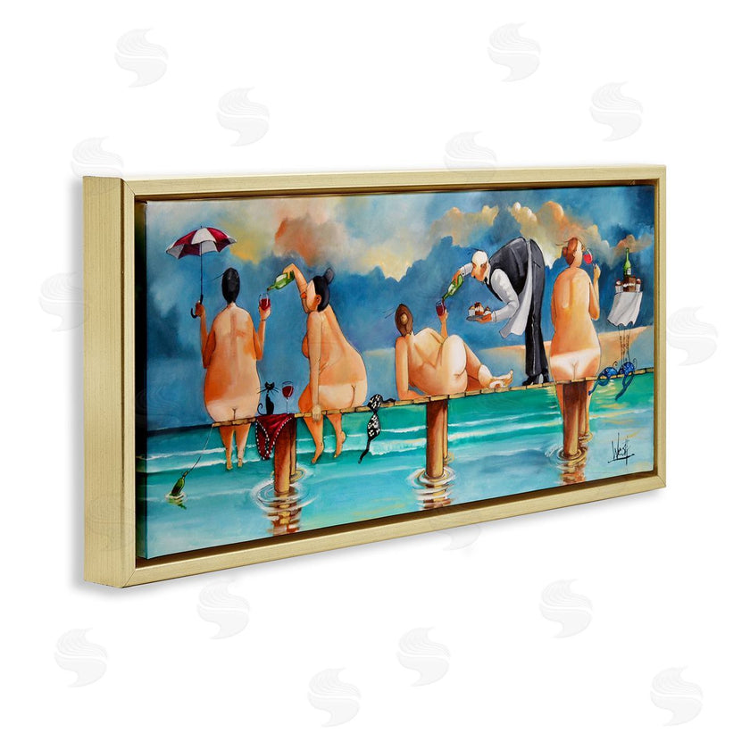 Ronald West | Nude Ladies Fun at Beach